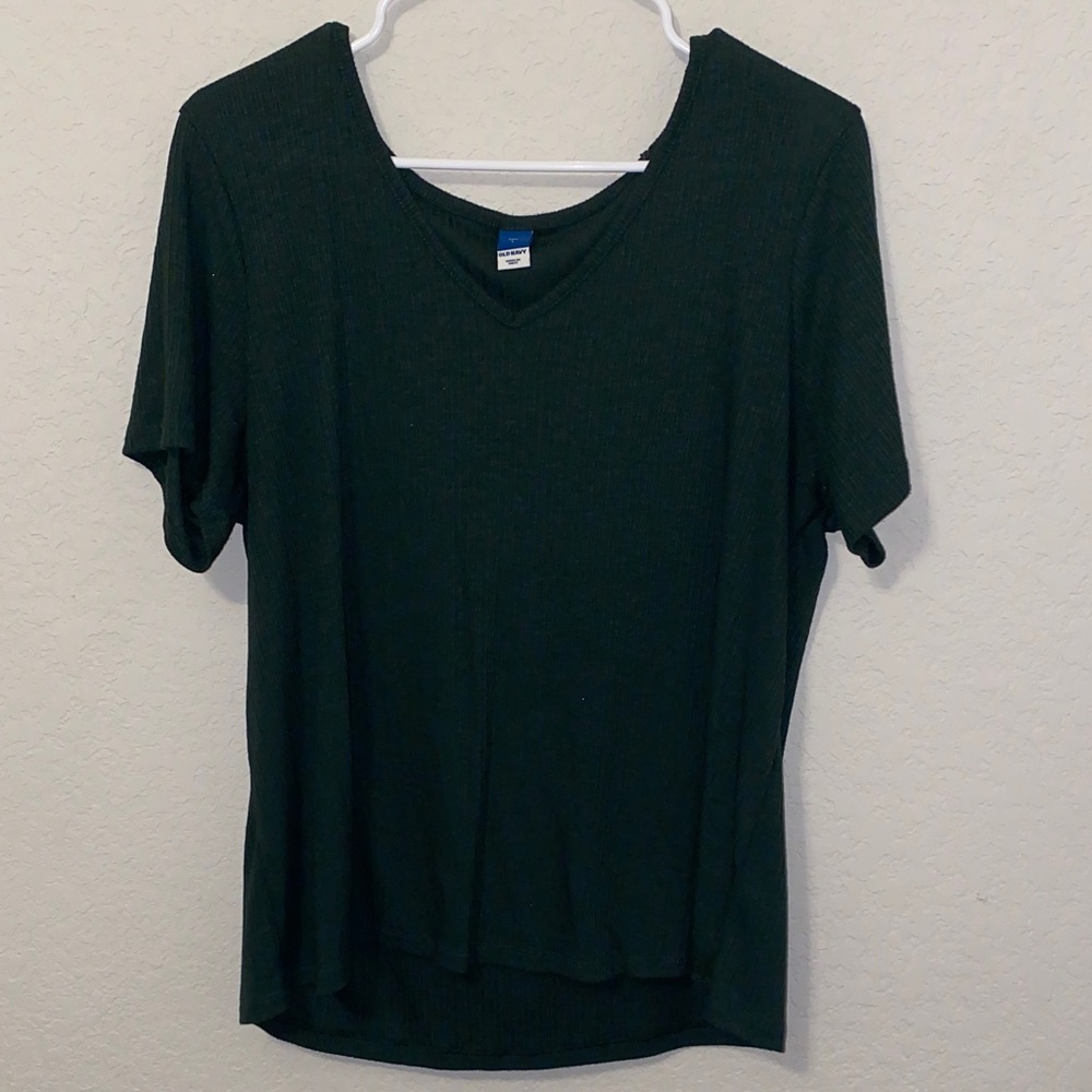 Old Navy Dark Green Short Sleeve Tee